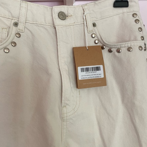 Reformation Cary High Rise Slouchy Wide Leg Jeans - Picture 4 of 7